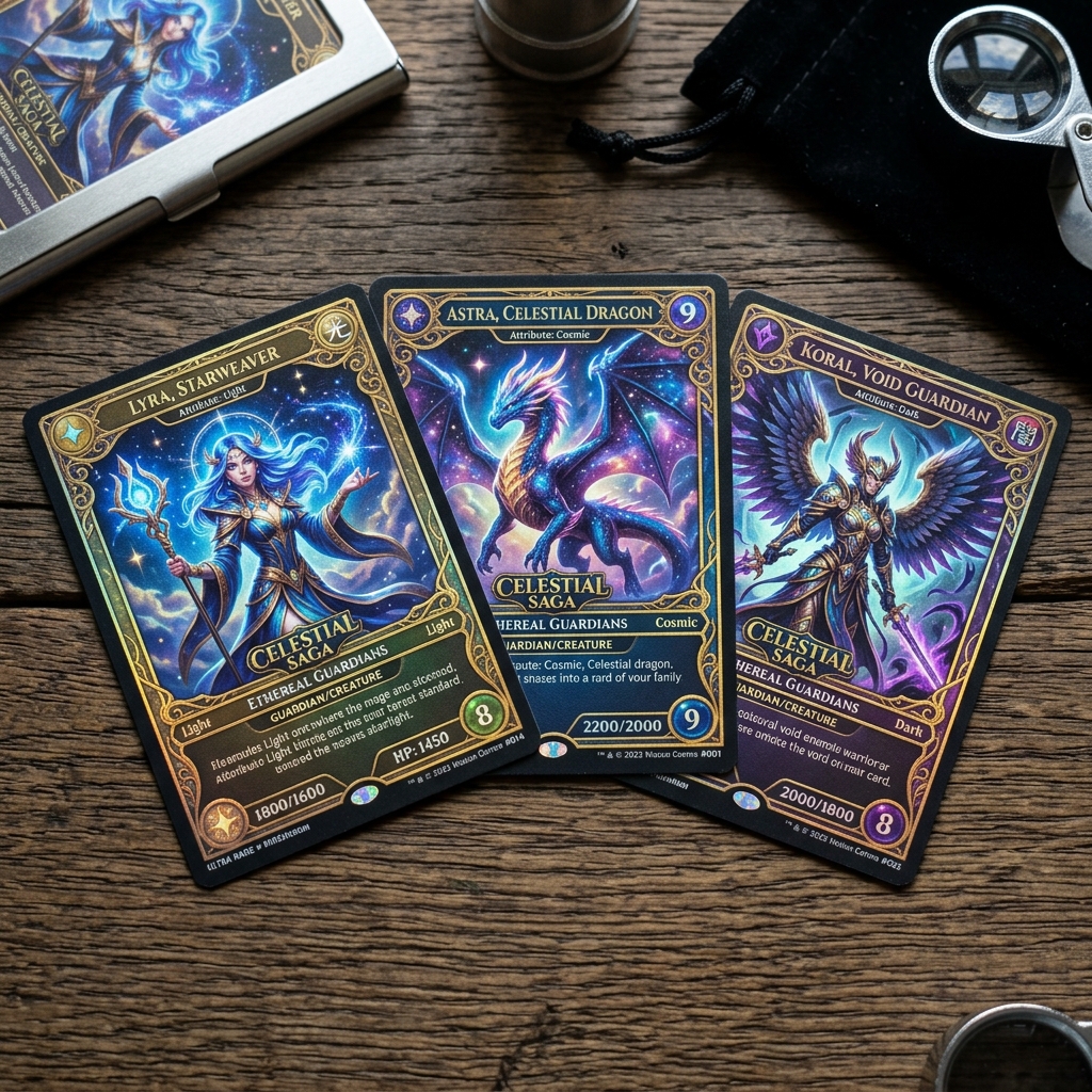 Create consistent card sets and collections