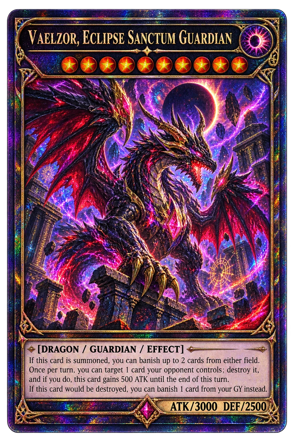 AI-generated Yu-Gi-Oh card image