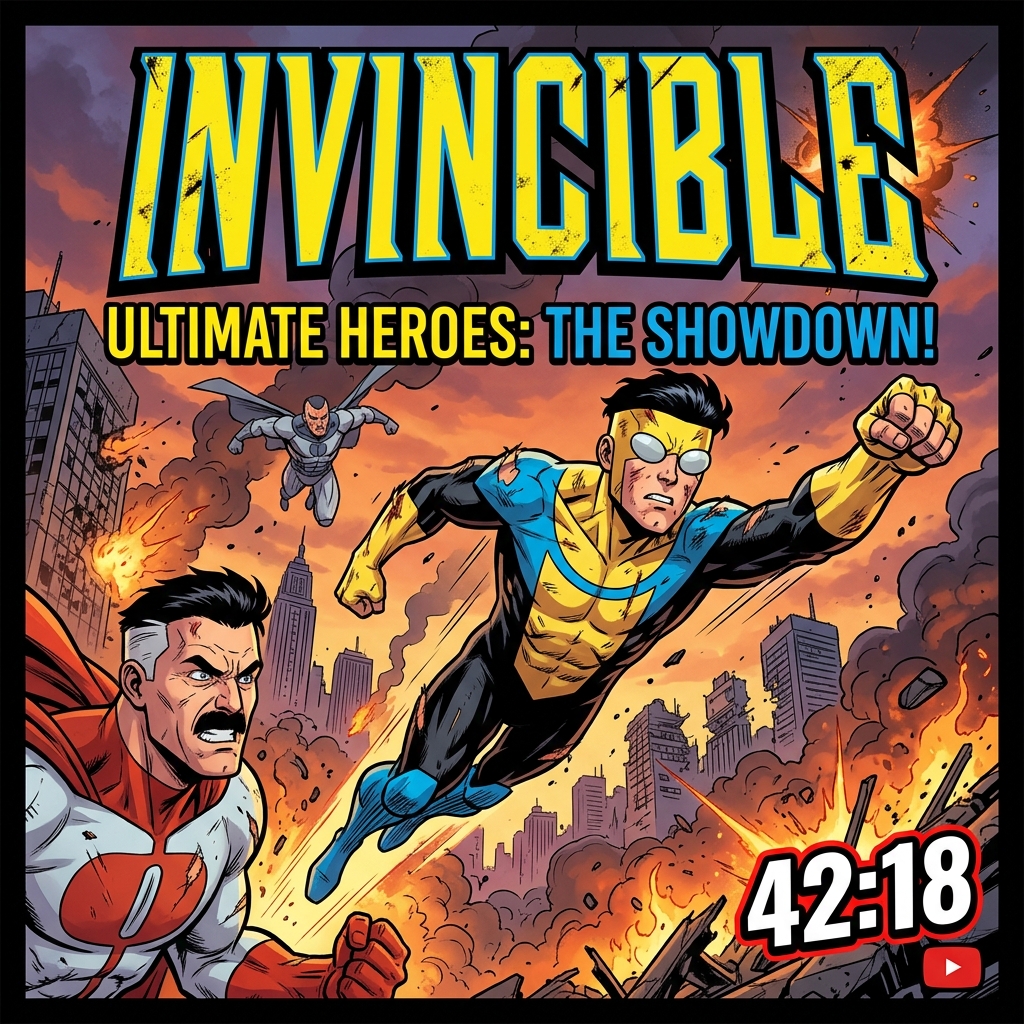 AI Invincible Title Card Maker fast output workflow