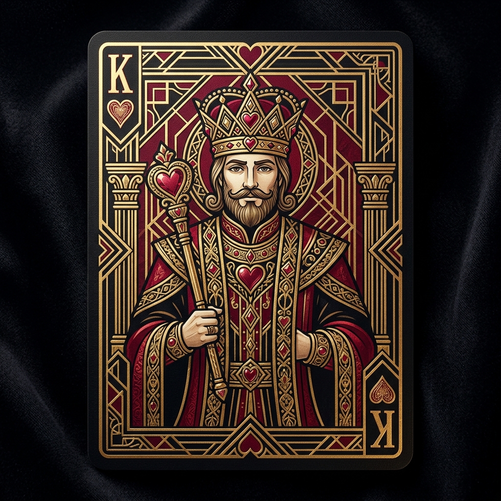 AI Carta da Gioco esempio di fedeltà del prompt