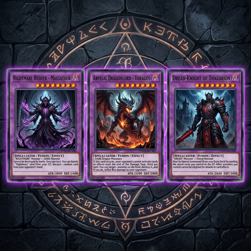 Carta Mostro Fusione generata dal proxy maker Yugioh