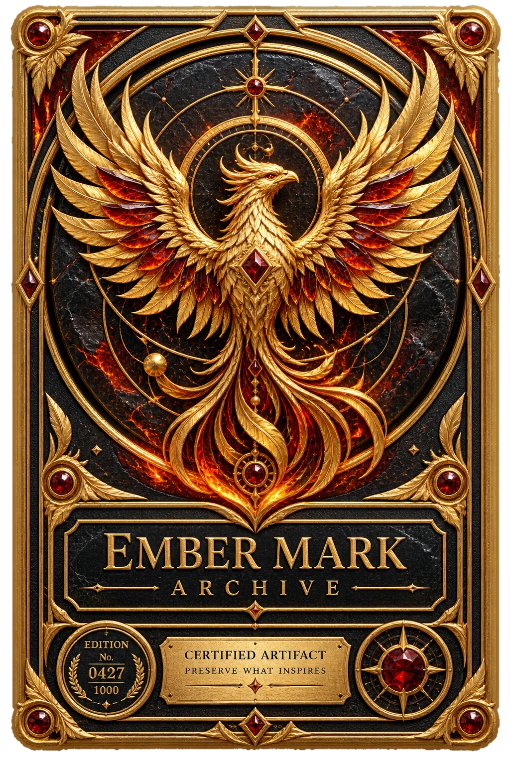Heritage dragon custom card generated with Card Maker