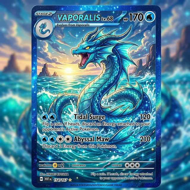Water-type pokemon card