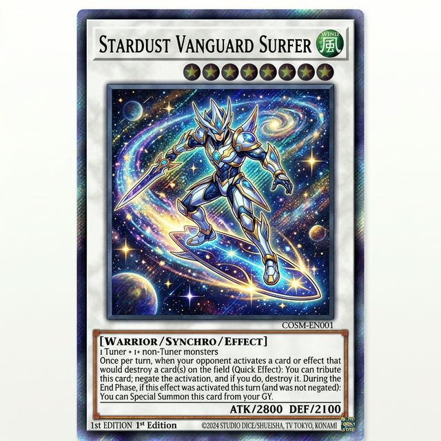 AI generated Yugioh Synchro Monster template