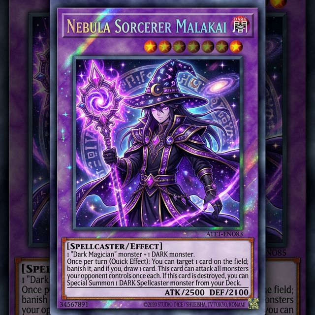 Yu-Gi-Oh-inspired magician card example